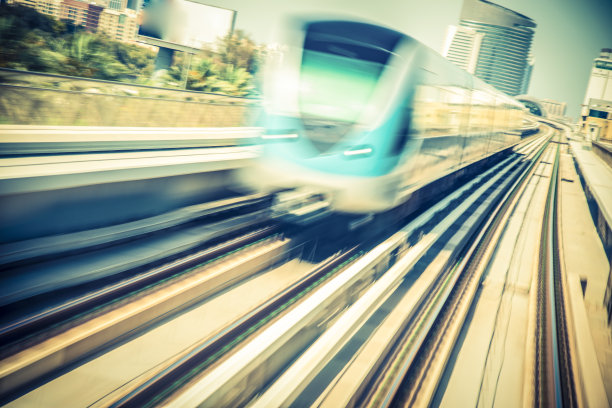 迪拜地铁列车图片下载