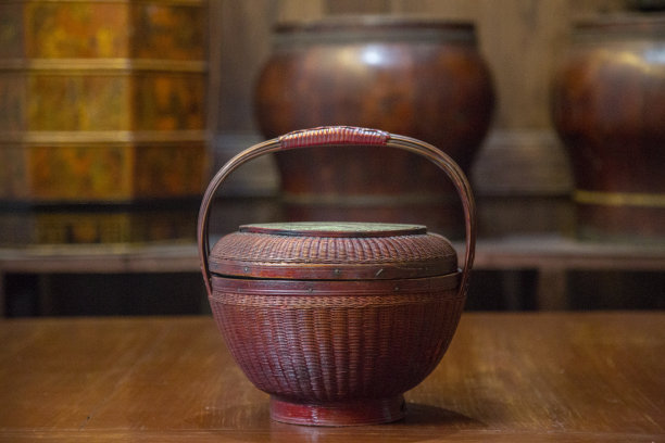 老竹篮子素材图片