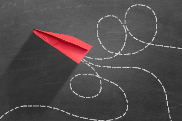 红纸飞机上的点点滴滴图片下载