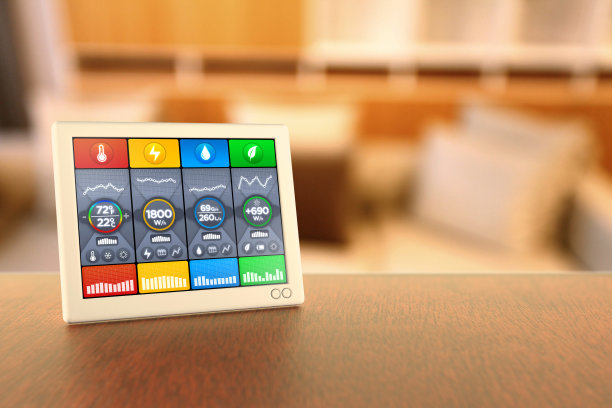 智能家居自动化:控制室内温度、水、绿色能源消耗图片下载