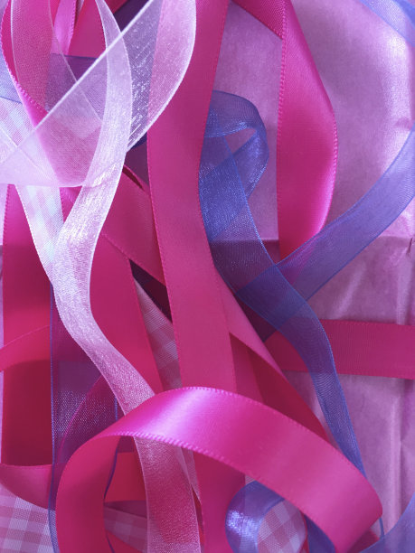 春天漂亮的丝带图片下载