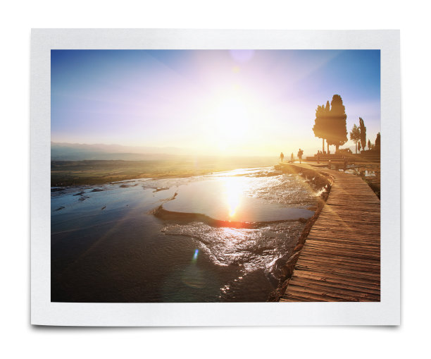 棉花城堡照片(剪报路径)图片下载