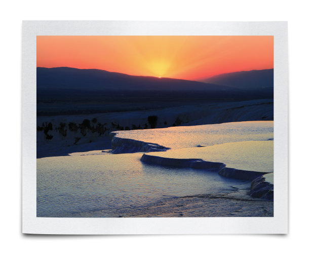 棉花城堡照片(剪报路径)图片下载