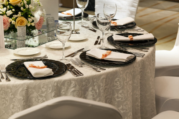 豪华餐厅设置图片下载