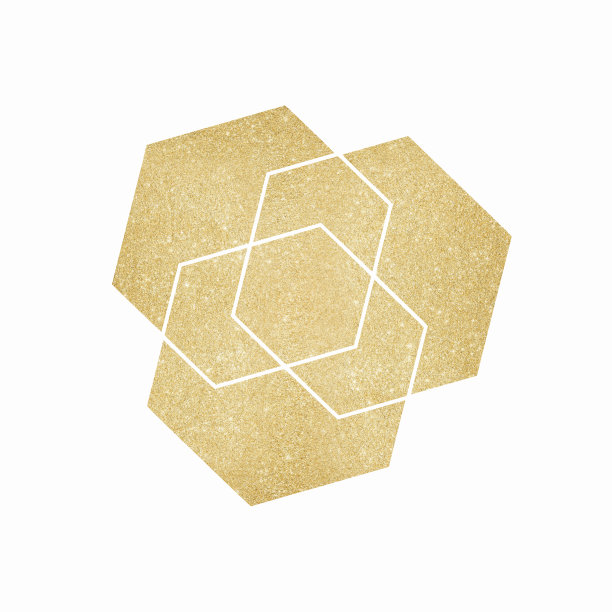 金色闪光几何背景图片下载