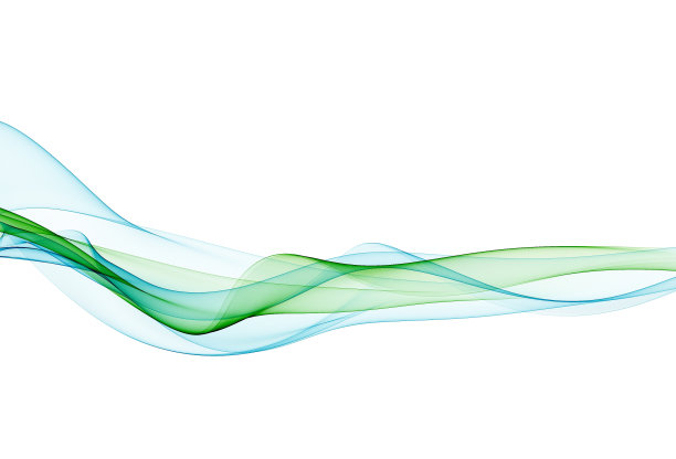 抽象的蓝/绿线图片下载