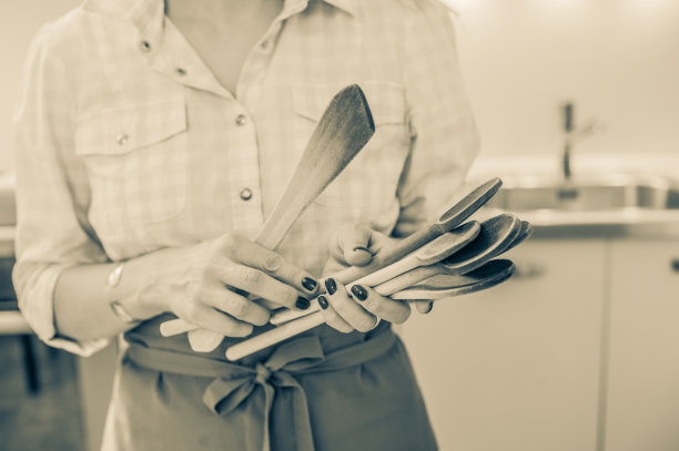 木勺厨师图片下载