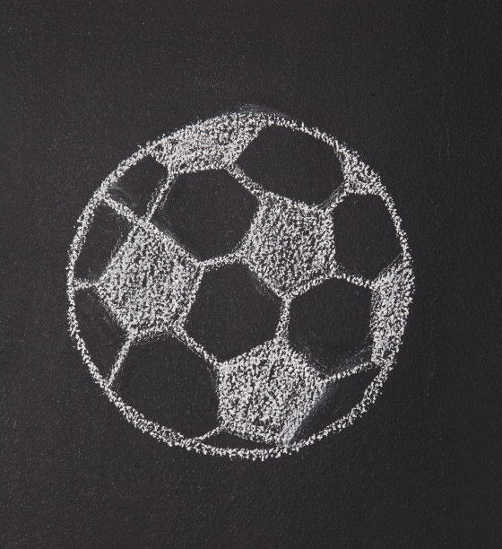 粉笔足球图片下载