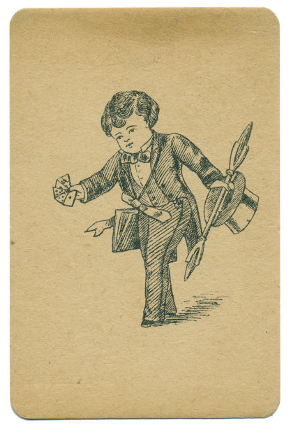 小小丑魔术师比尔曼扑克牌1322比利时图片下载