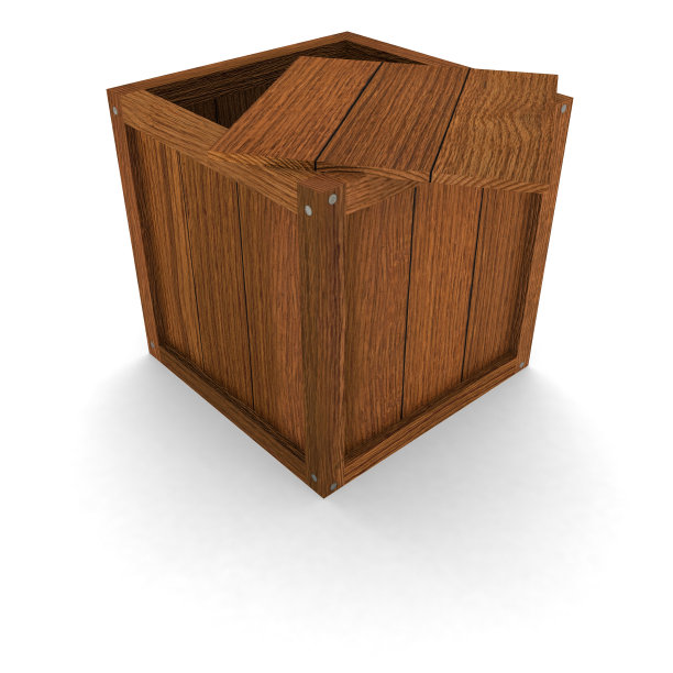 空白的木箱图片下载