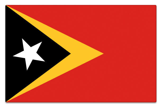 光泽度东帝汶国旗上的白色图片下载