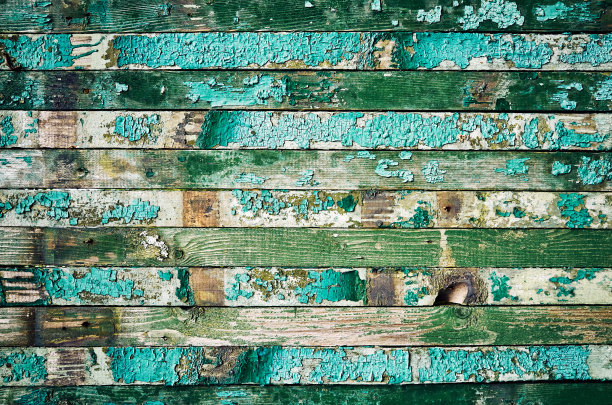 木制的旧绿色木板背景图片下载