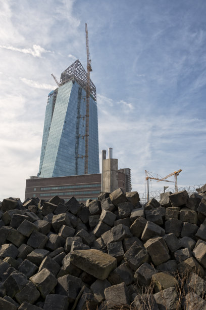 欧洲央行新大楼EZB工地图片下载