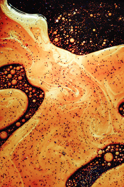 鲜明的色彩背景，抽象的绘画，飞溅，滴图片下载