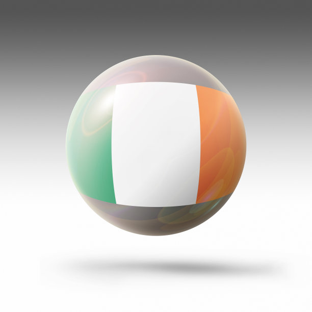 爱尔兰的国旗泡沫图片下载