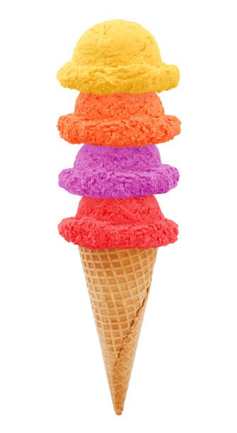 五彩缤纷的冰沙图片下载