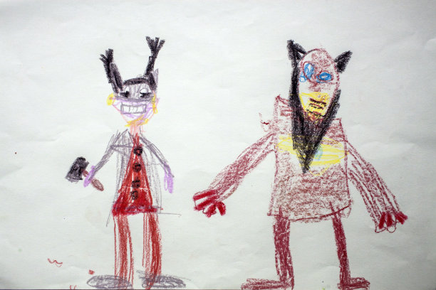 孩子的画-坏人图片下载