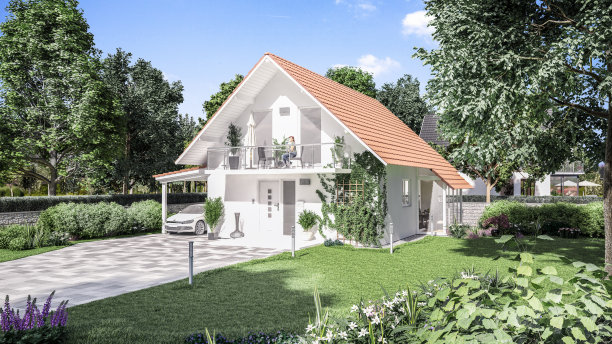 现代家庭的房子图片下载