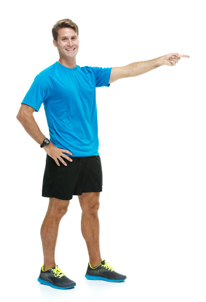 运动员的手指指向图片下载