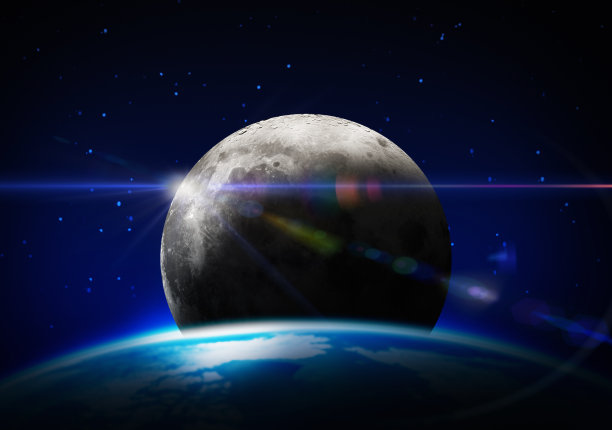 地球、行星和月球图片下载