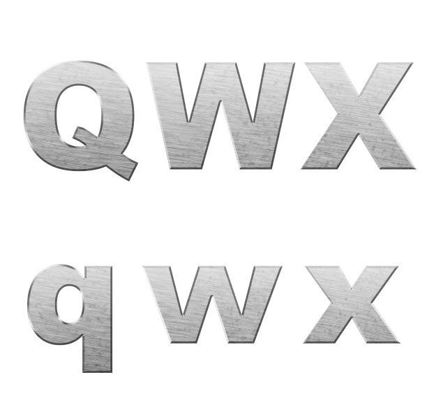 金属alphabet-1图片下载