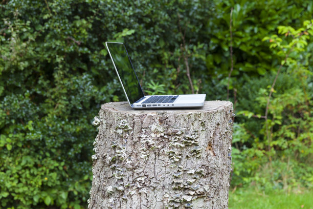 户外工作的电脑图片下载