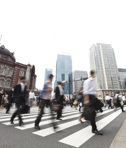 东京城市通勤者图片下载