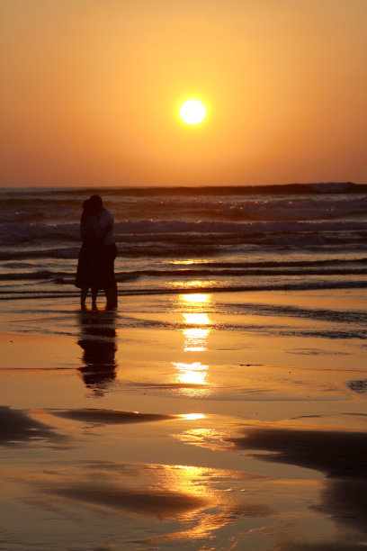 浪漫的太平洋日落图片下载