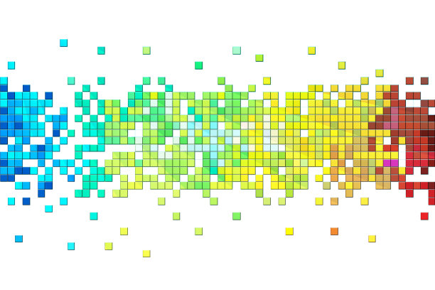彩色像素设计图片下载