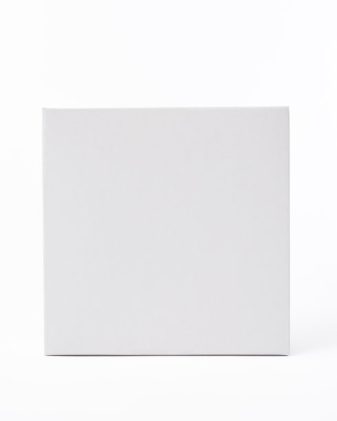 白色背景上的白色空白方框的孤立镜头图片下载