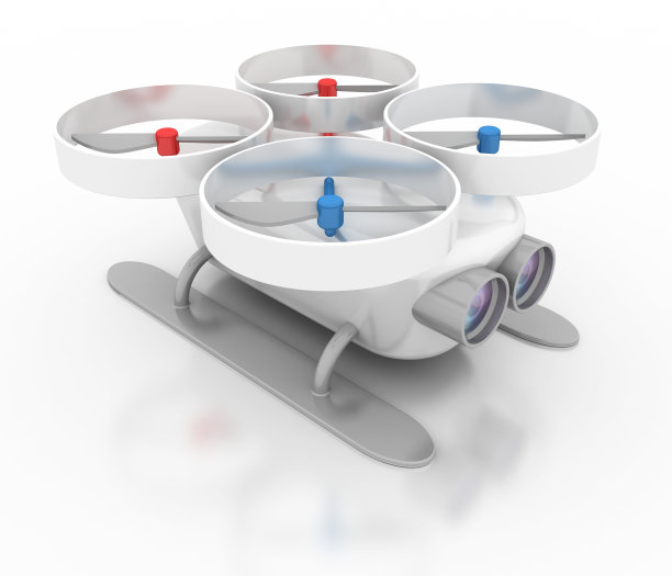 玩具无人机原始三维模型图片下载