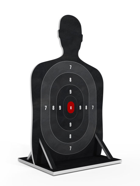 男性体型目标，中间有红点图片下载