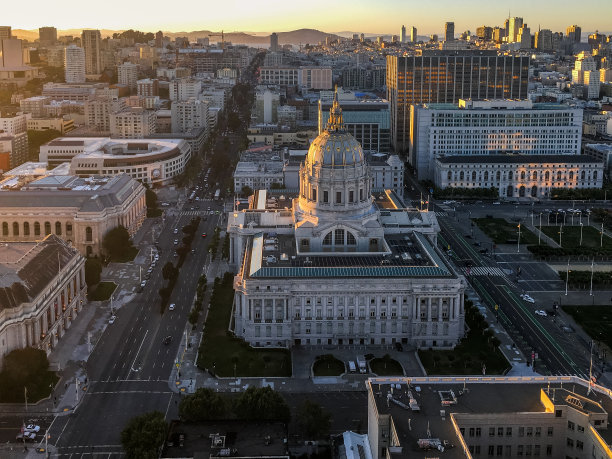 黄昏的旧金山图片下载