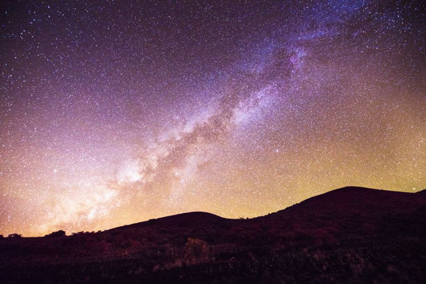 夏威夷科纳山的轮廓图片下载