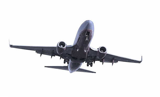 飞机被白色隔离图片下载
