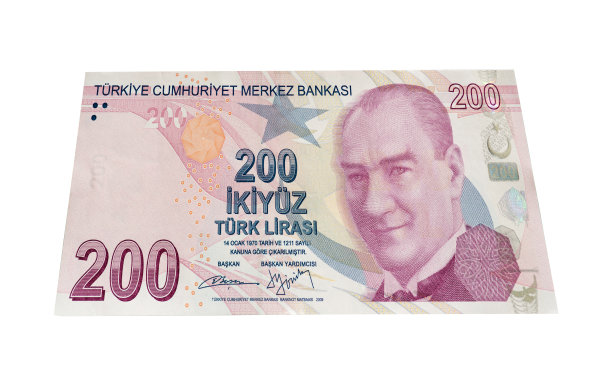 土耳其里拉 200 钞票图片下载