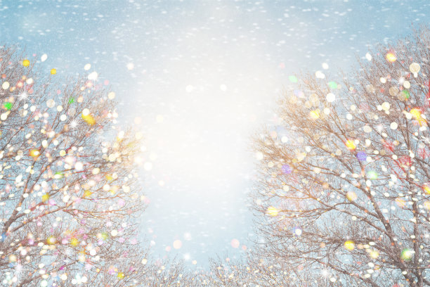 圣诞节的背景。素材图片