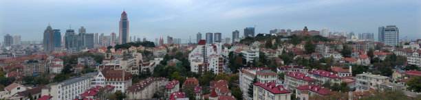 中国青岛的城市风景图片下载