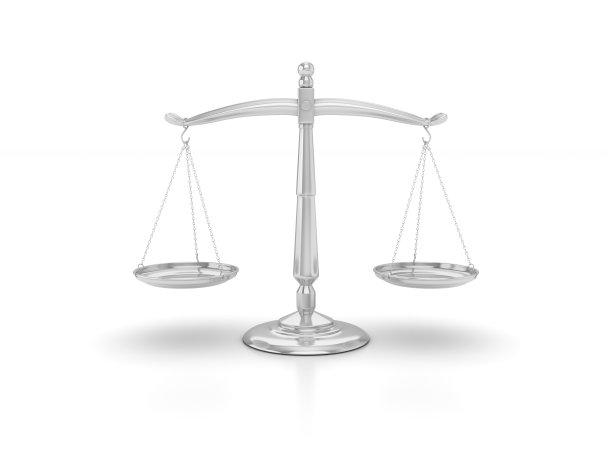 缩放的正义- 3D渲染图片下载