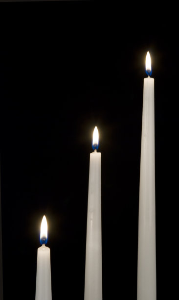 三支蜡烛图片下载