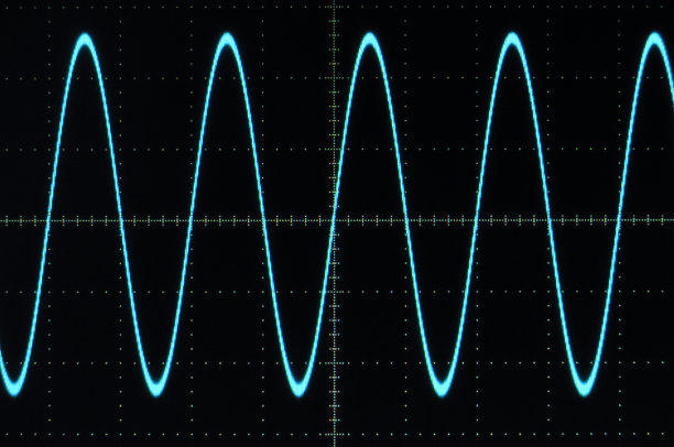 蓝色的正弦波图片下载