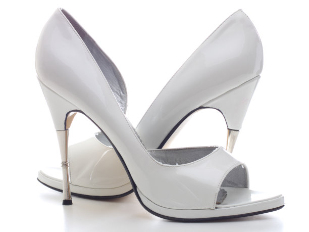 性感白色高跟鞋图片下载