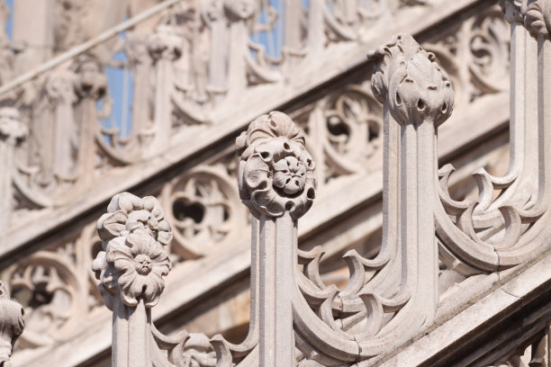 米兰大教堂，大教堂-伦巴第亚，意大利图片下载