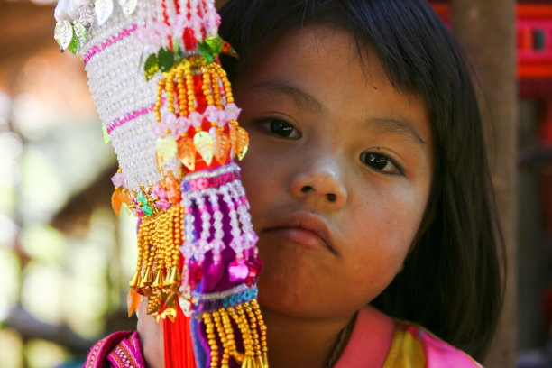 泰国的小女孩图片下载