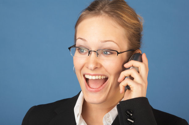 惊讶的女商人图片下载