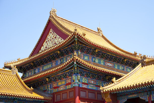 亚洲殿屋顶图片下载