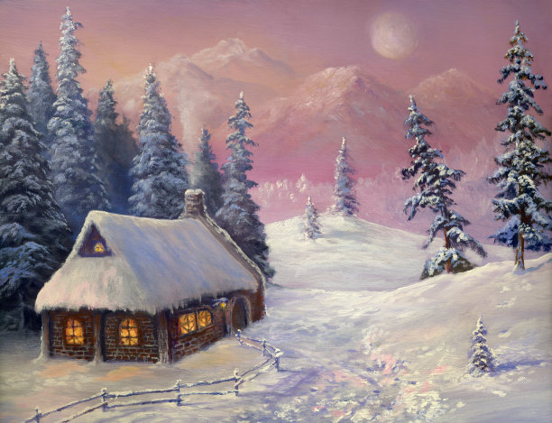 森林插画素材ID：146226778