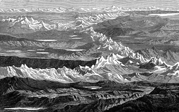 古代雕刻的安第斯的形象图片下载