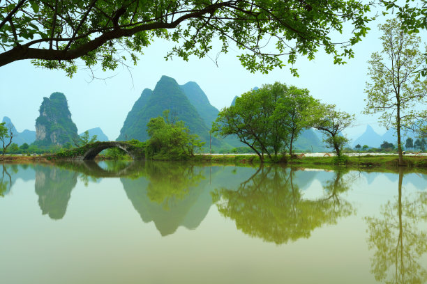 桂林古石桥图片下载