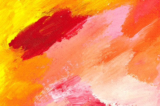 红色，粉色，橙色和黄色的抽象背景图片下载